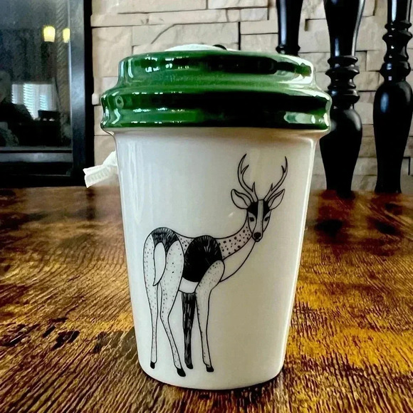 RARE: Starbucks | 2017 holiday mosaic deer ornament - Picture 1 of 12